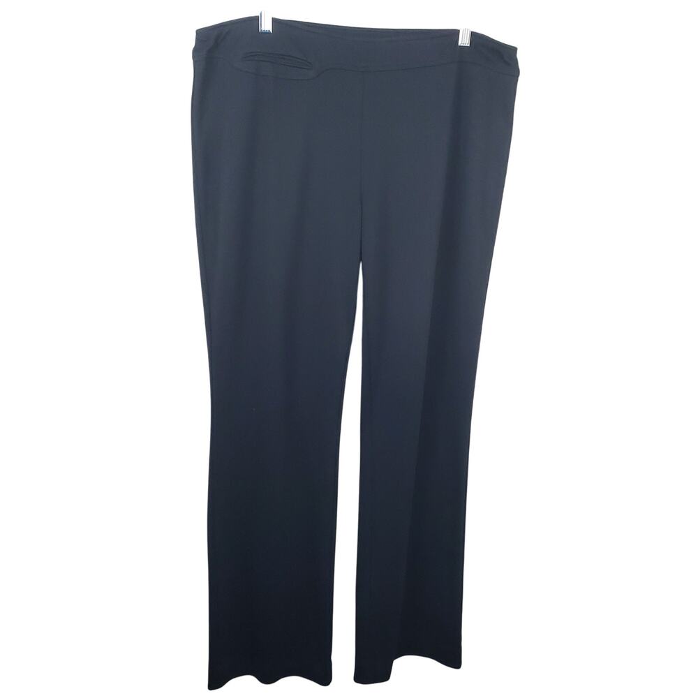 ZAC & RACHEL | Stretch Pull On | Black | Straight Leg Trousers | Size XL